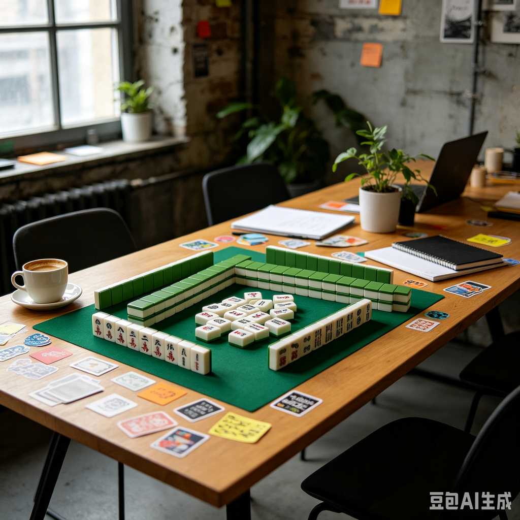 super portable mahjong game set